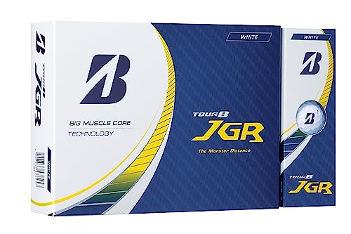 Bridgestone Tour B JGR Golf Balls, High Durability, Professional Golfers, Practice Sessions, Maximum Distance, 12 Balls