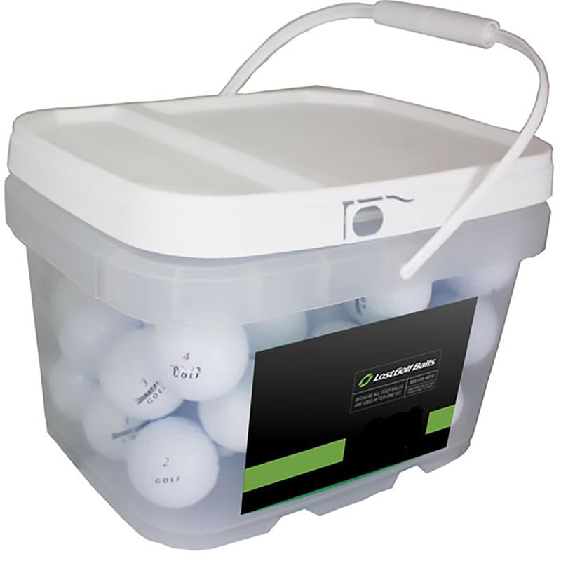 LostGolfBalls Tour B X Refinished White Golf Balls for Serious Golfers, Quality Guaranteed, No Logos, No Player Markings