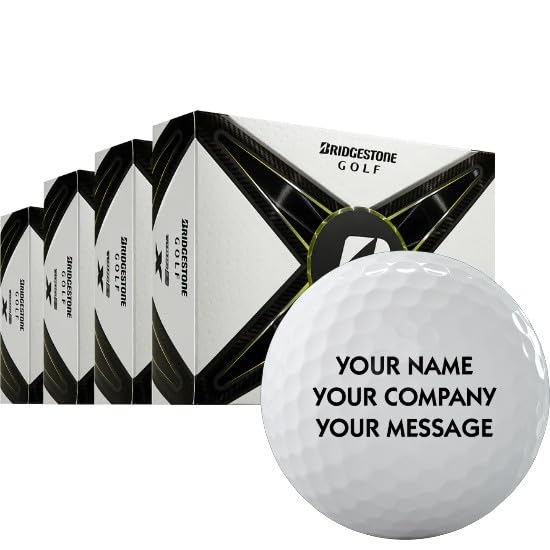 Bridgestone Tour B X Personalized Golf Balls for Casual Players - Improve Your Game with ComfortableFeel and Distinctiv