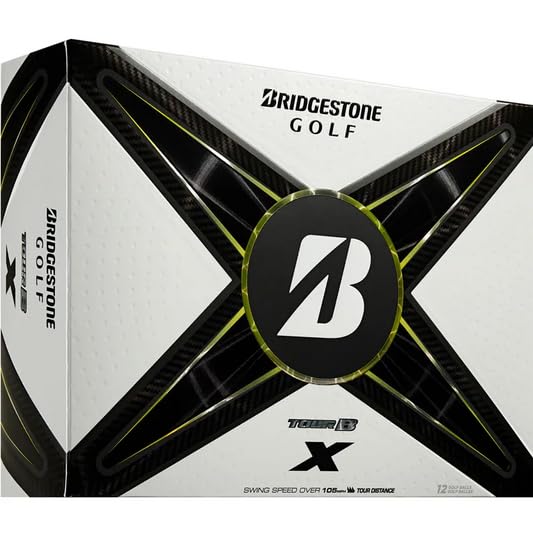 Bridgestone Tour B X AlignXL Golf Balls for Distance and Control on the Greens
| Bridgestone Tour B X AlignXL Golf Ball