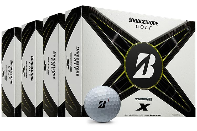 Bridgestone Tour B X Personalized Golf Balls for Casual Players - Improve Your Game with ComfortableFeel and Distinctiv