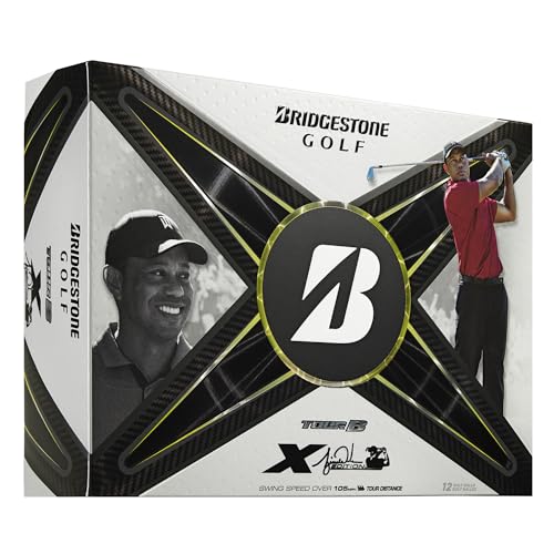 Bridgestone Tour B X Tiger Woods Edition Custom Golf Balls - Personalized Design or Logo Imprint (Set of 12)
| Bridgest