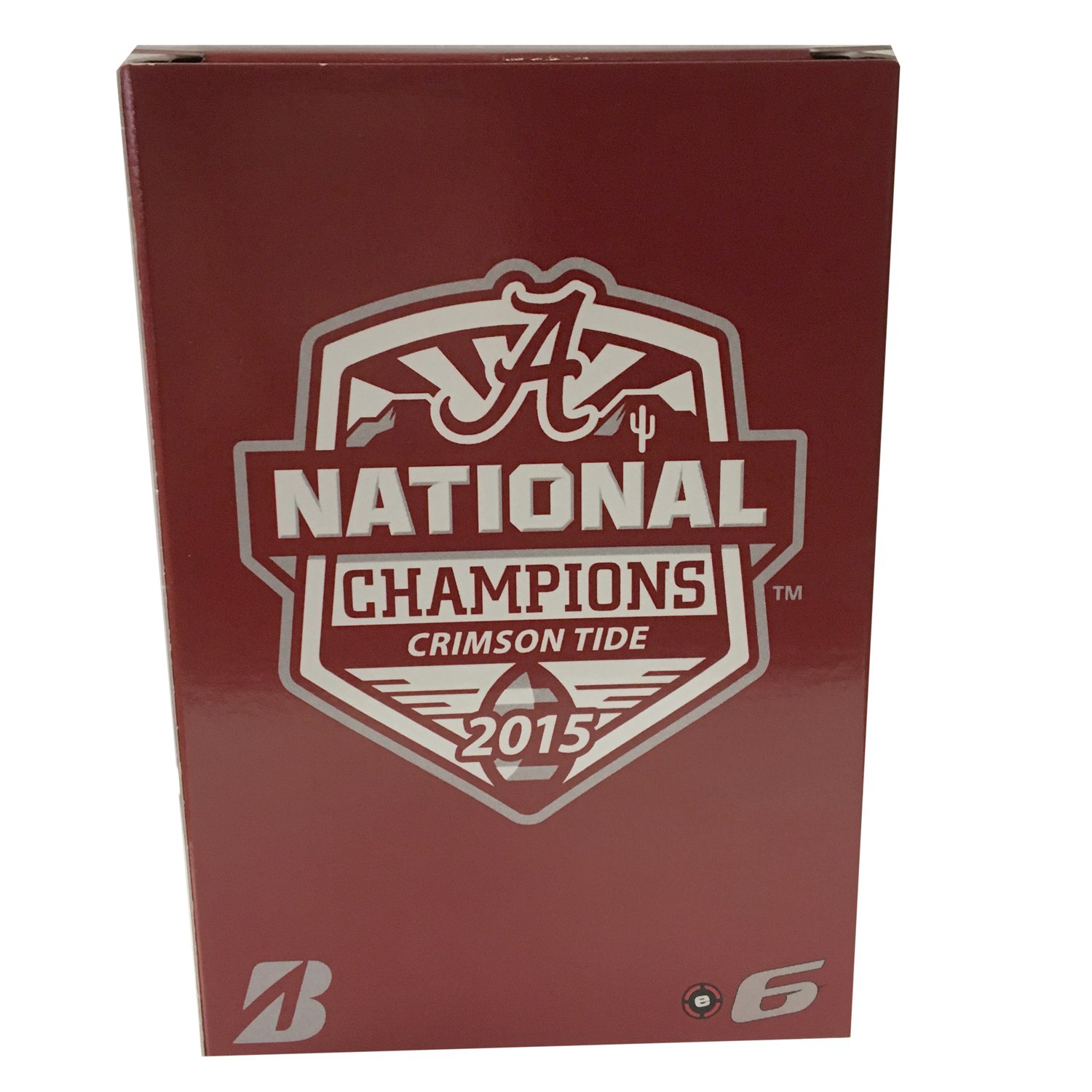 Bridgestone E6 National Champions Alabama 6 Ball Pack for Golf Enthusiasts on the Green
| Bridgestone E6 National Champ