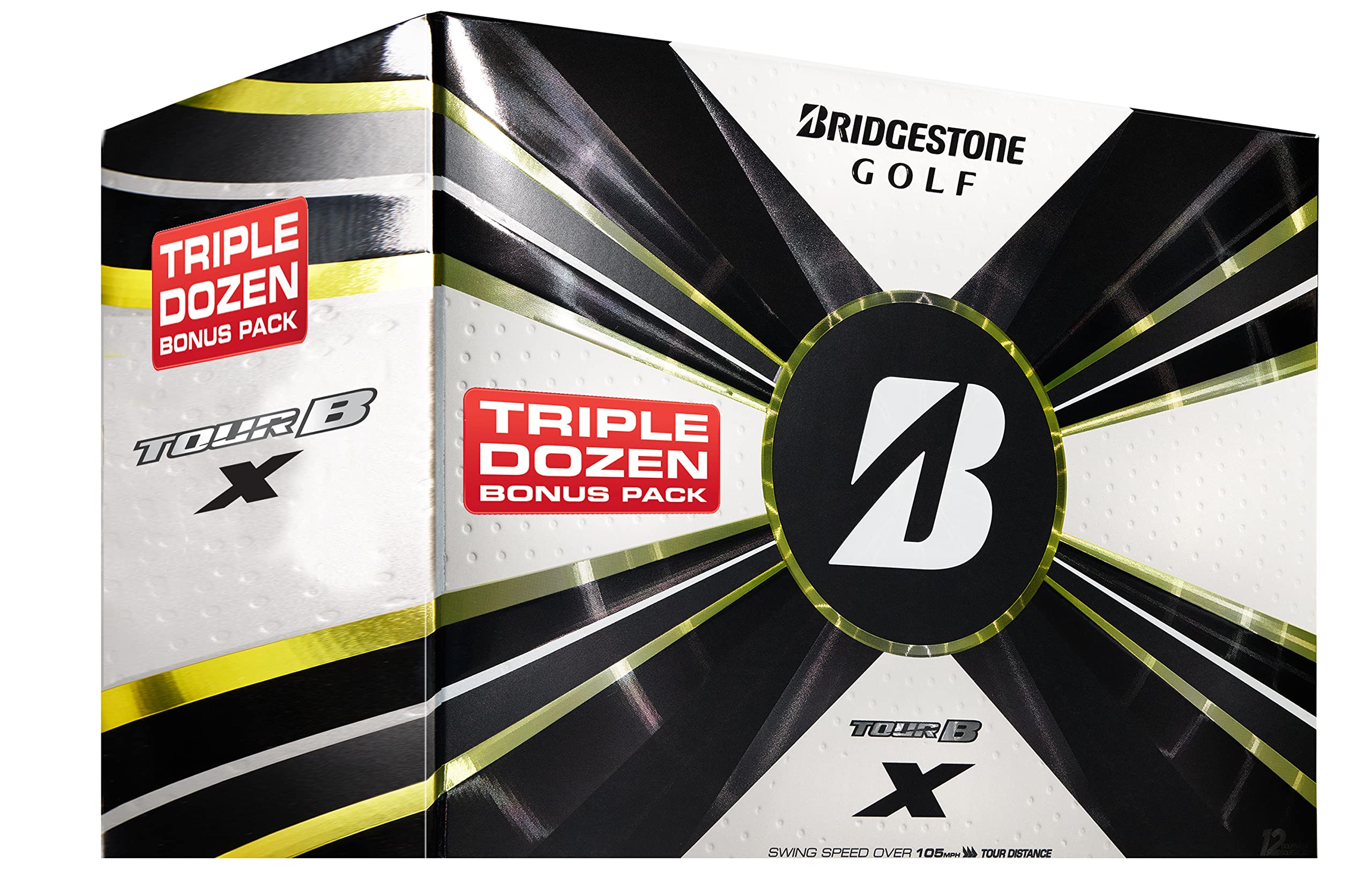 Bridgestone Golf 2022 Tour B X Trifecta Dozen Pack Golf Balls for Beginner Players on Practice Drives
| Bridgestone Gol