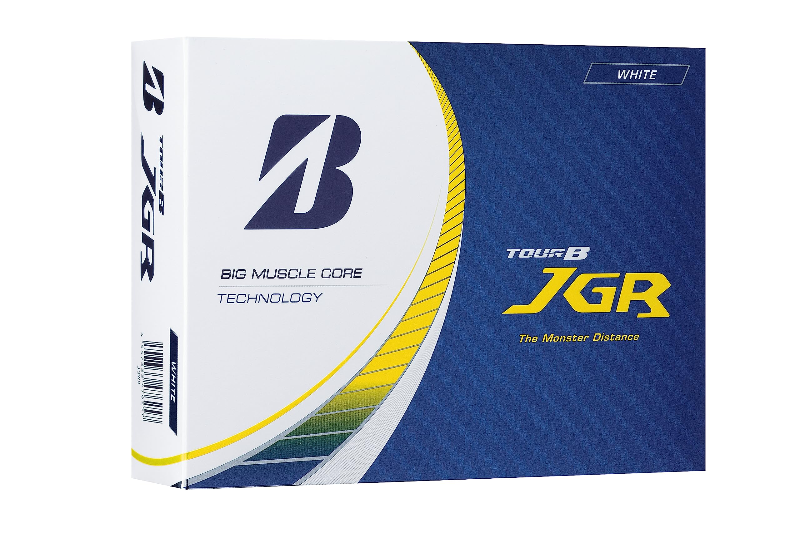 Bridgestone Tour B JGR Golf Balls, High Durability, Professional Golfers, Practice Sessions, Maximum Distance, 12 Balls