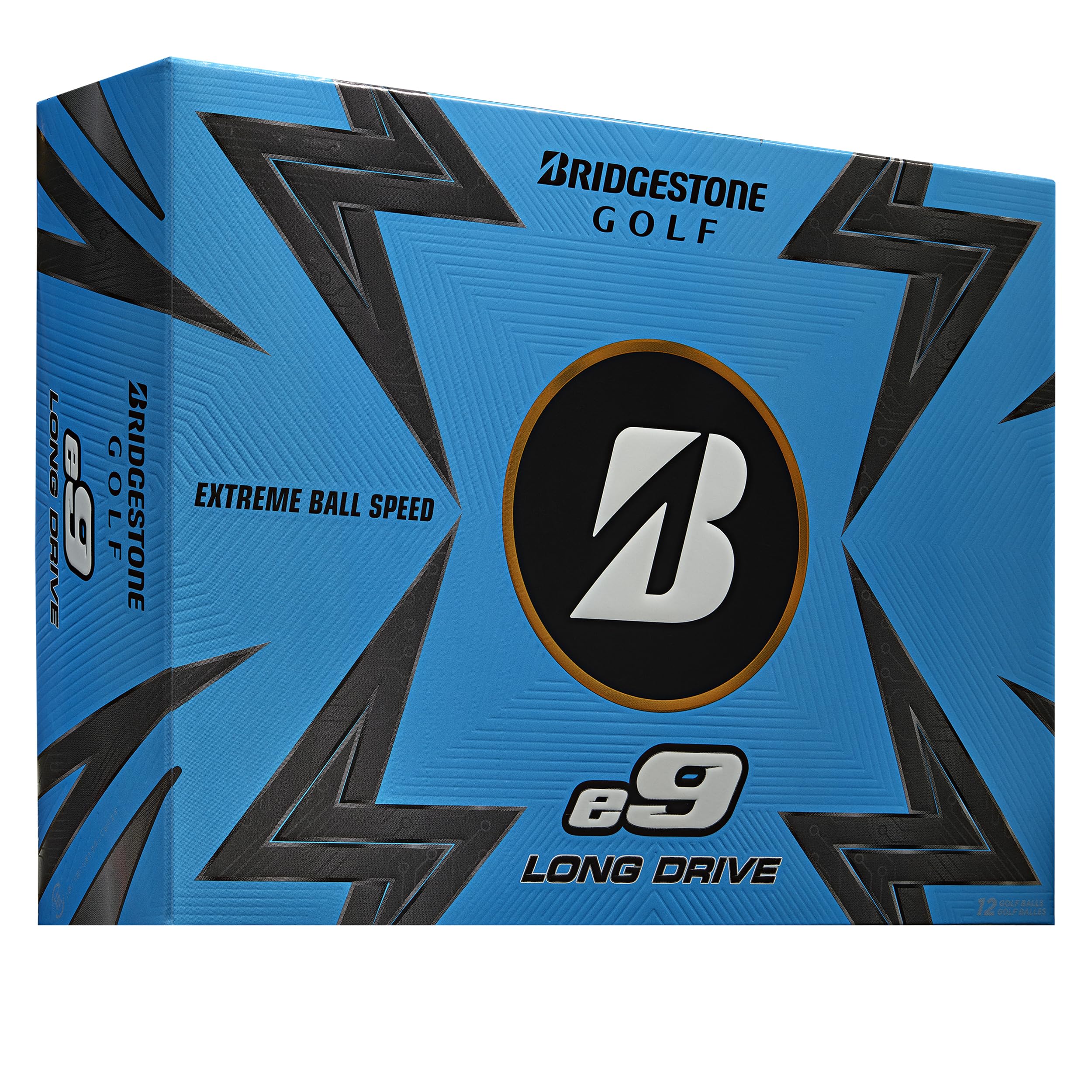 Bridgestone Golf e9 Contact Two-Piece Surlyn Cover 330 Dimple Golf Balls for Golfers | Pack of 2